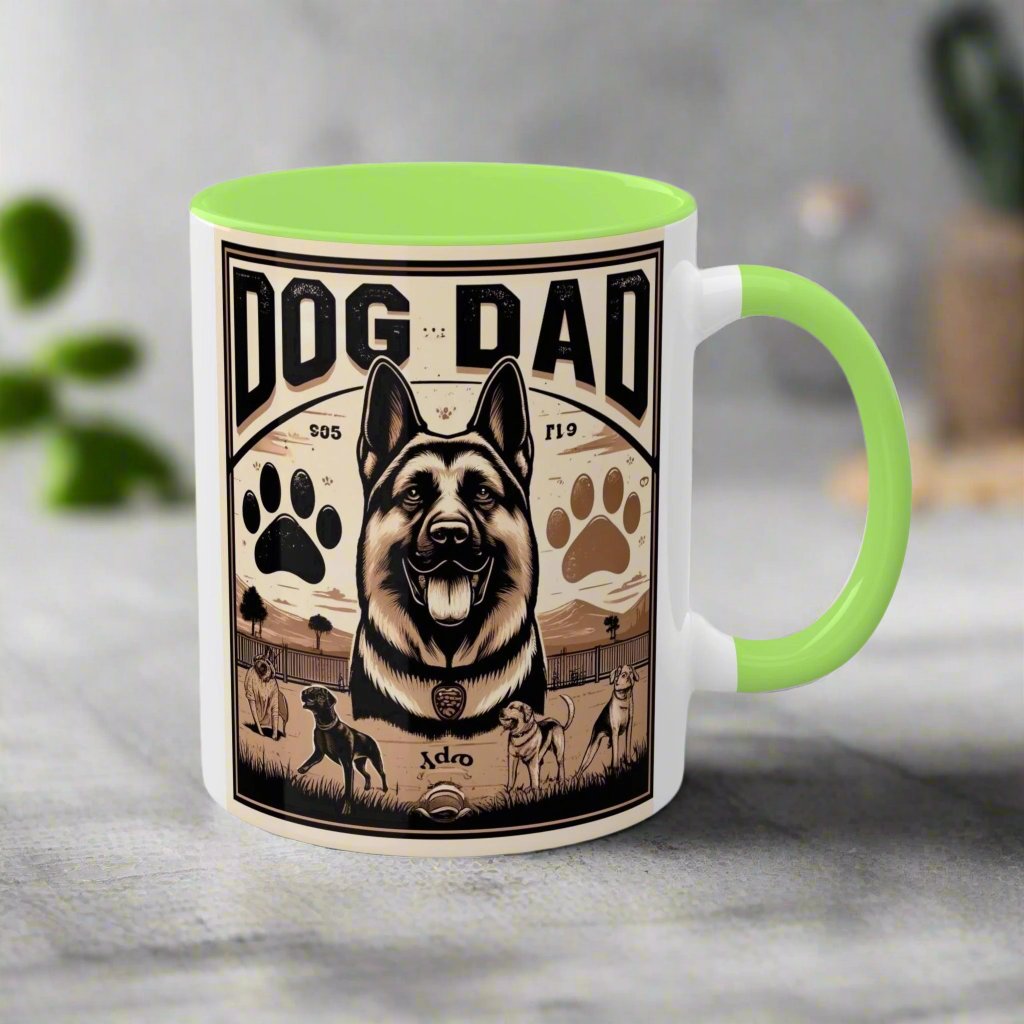 Dog Dad Colorful Mug πΎβ (11oz)