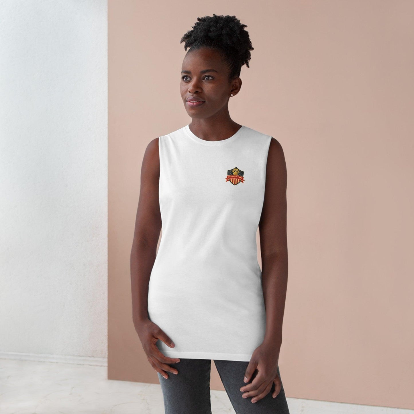Patriotic Tactical Pups Tank Top πΊπΈπΎ
