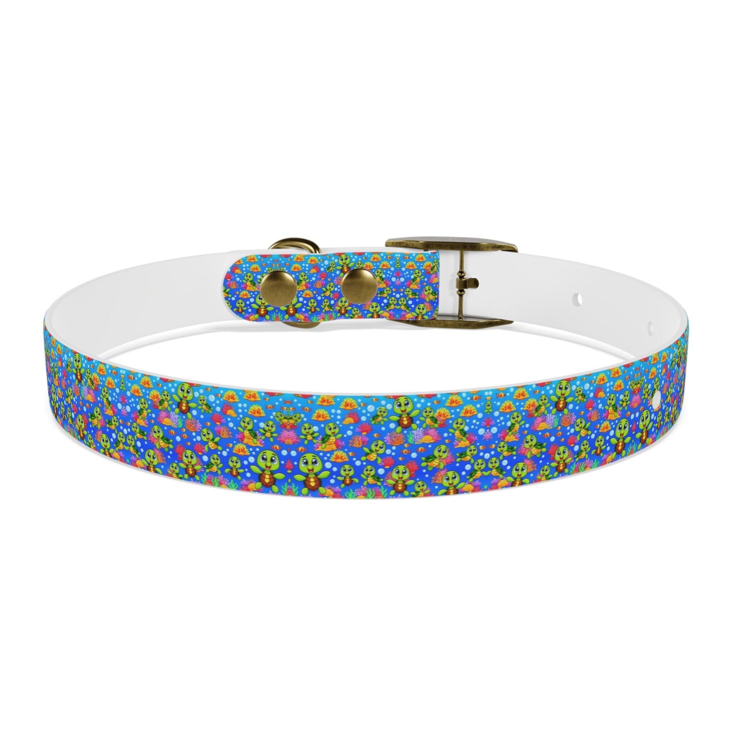 Turtle Duuuude Dog Collar