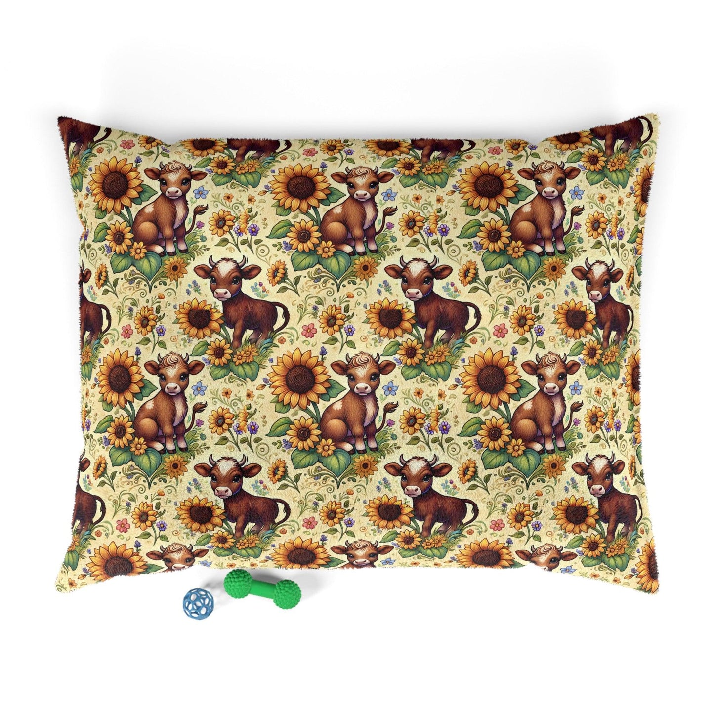 Fluffy Cow Sunflower Meadows Pet Bed