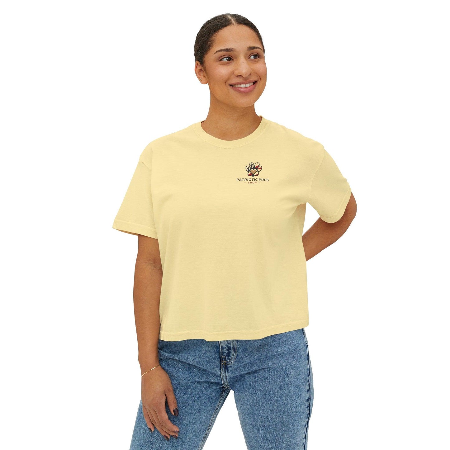 Be as Nice as Your Dog Women's Boxy Tee 🐶❤️