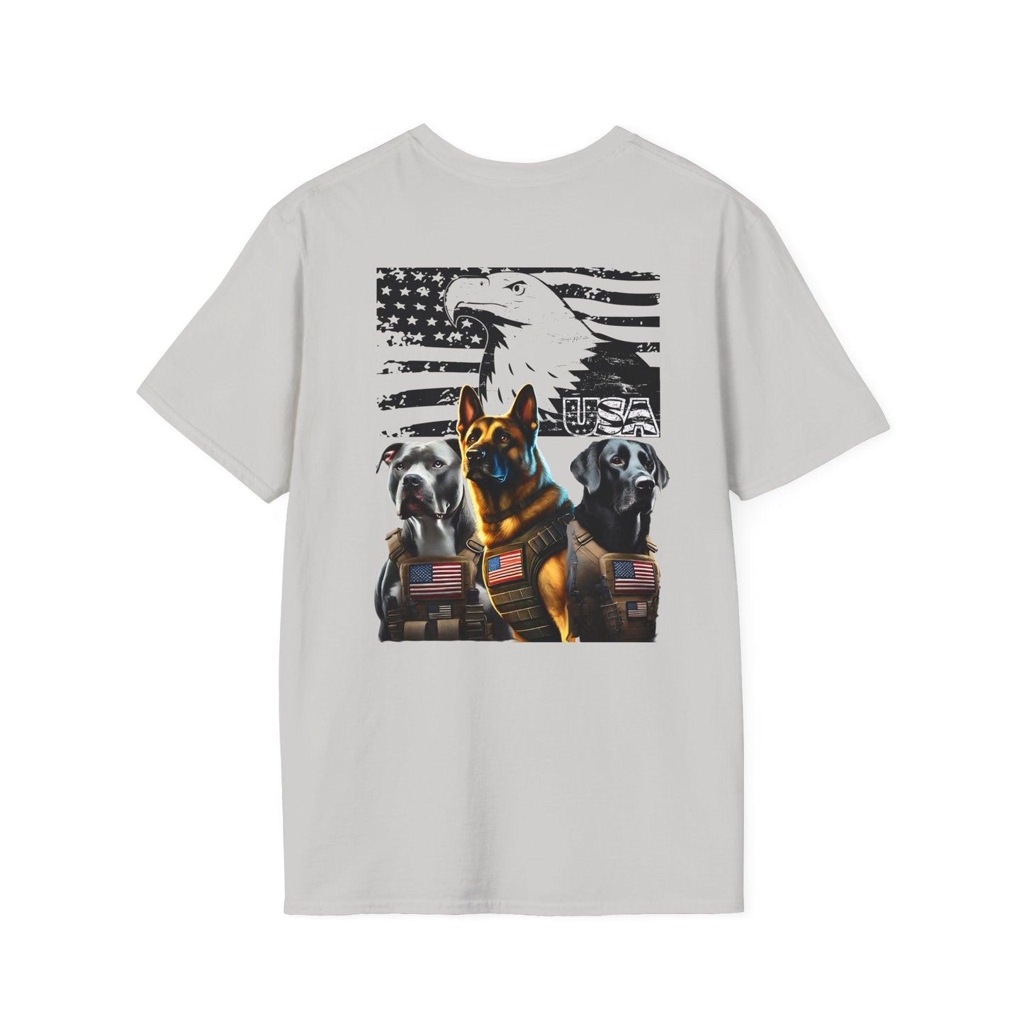 Trips Doggo' & Uno Eagle Softstyle T-Shirt