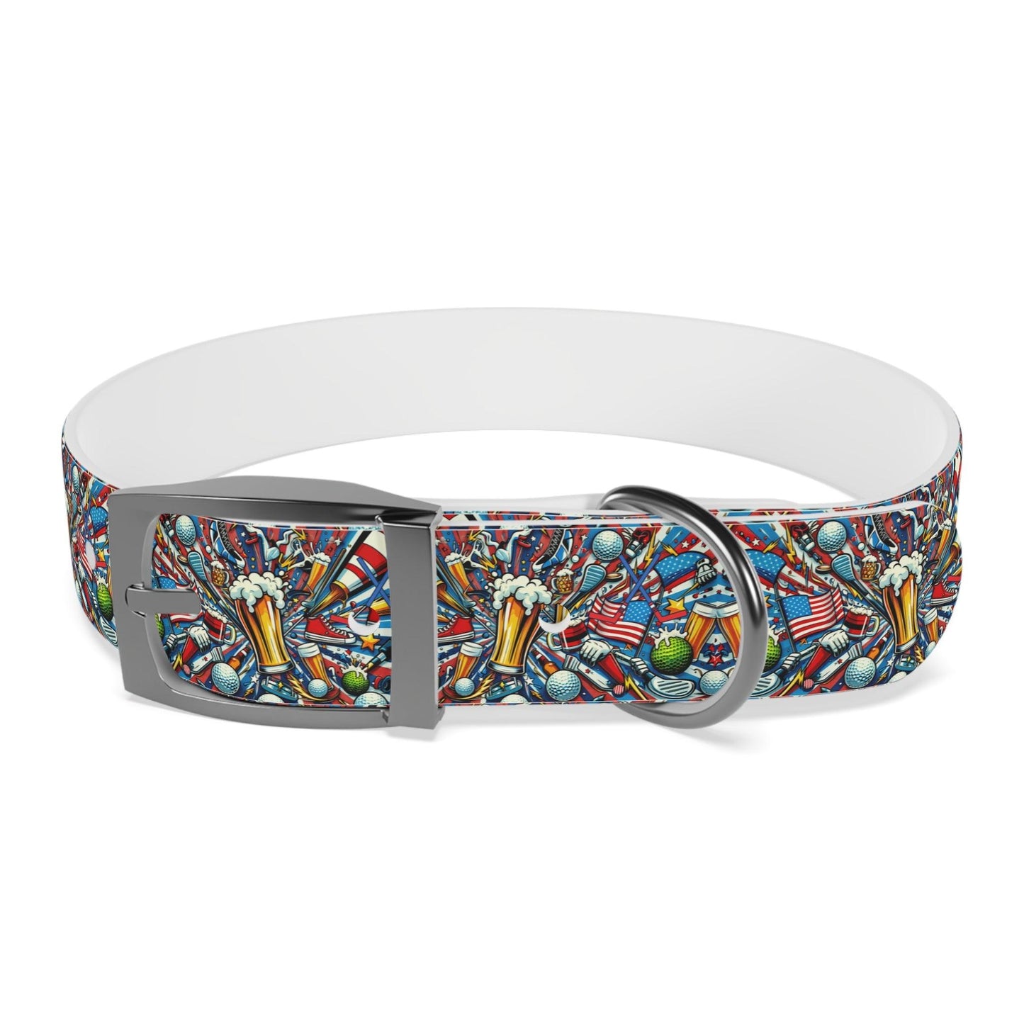 Puckin' & Puttin' USA Dog Collar πΎπΊπΈ