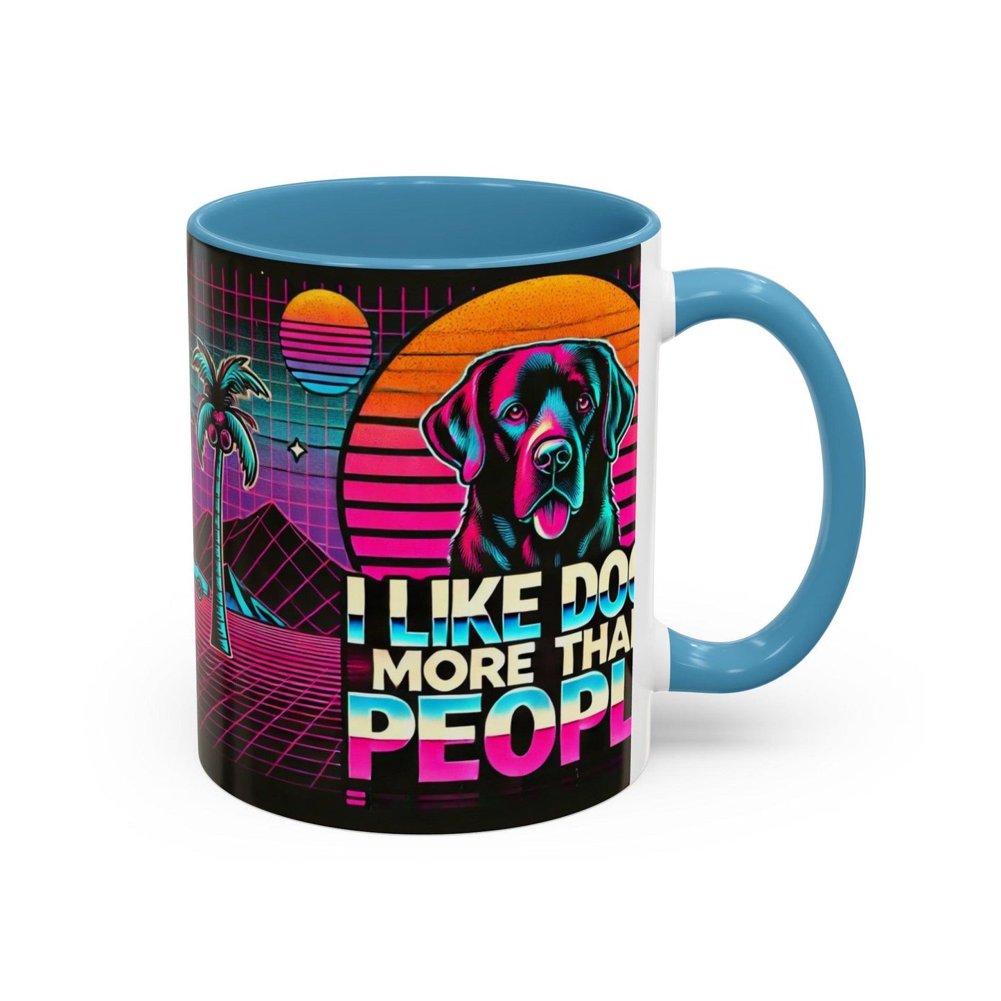 I LIKE DOGS Accent Coffee Mug πβ