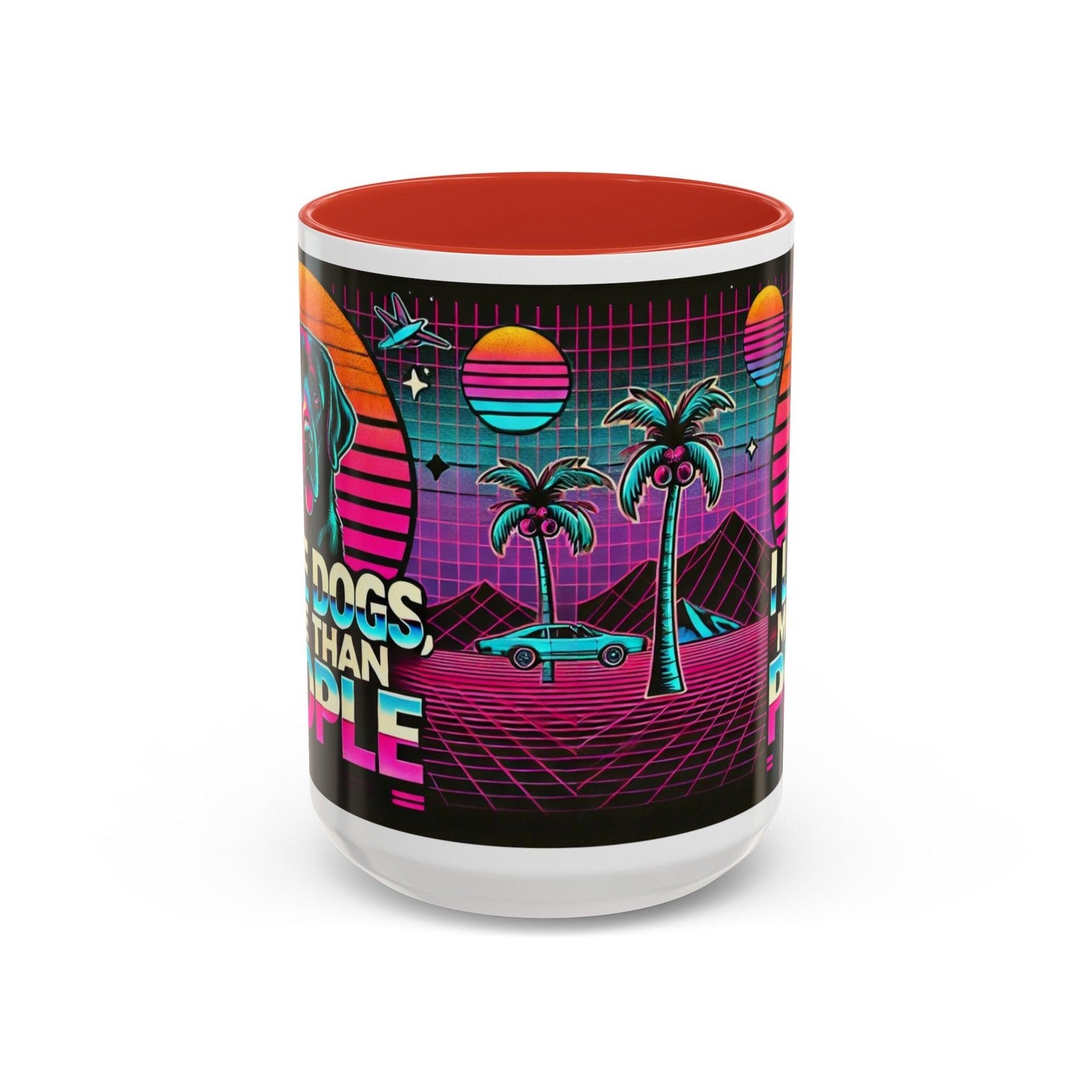 I LIKE DOGS Accent Coffee Mug πβ