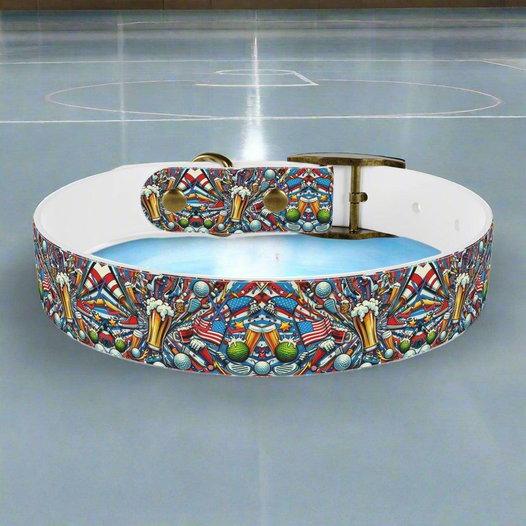 Puckin' & Puttin' USA Dog Collar πΎπΊπΈ