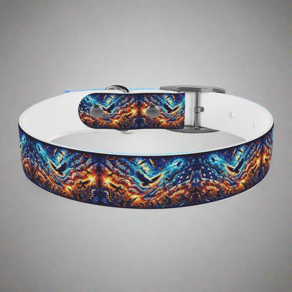 Eagle Majesty: Patriotic Dog Collar