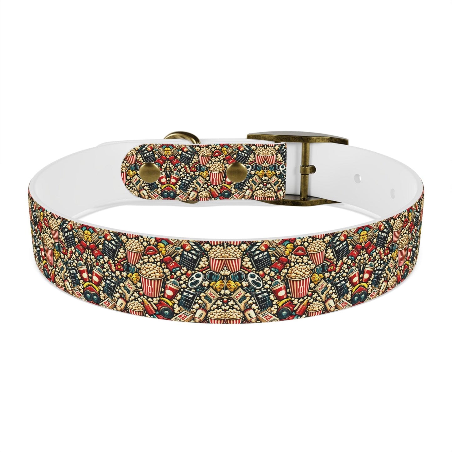 Popcorn and Showtime Dog Collar
