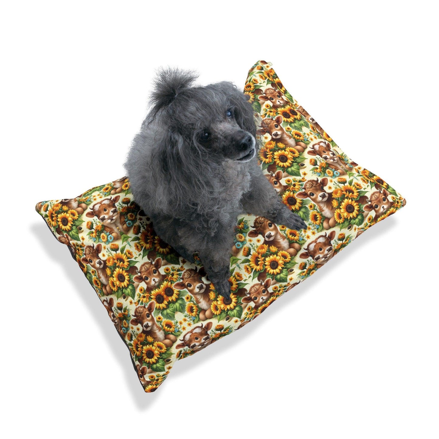 Fluffy Cow Dog Bed