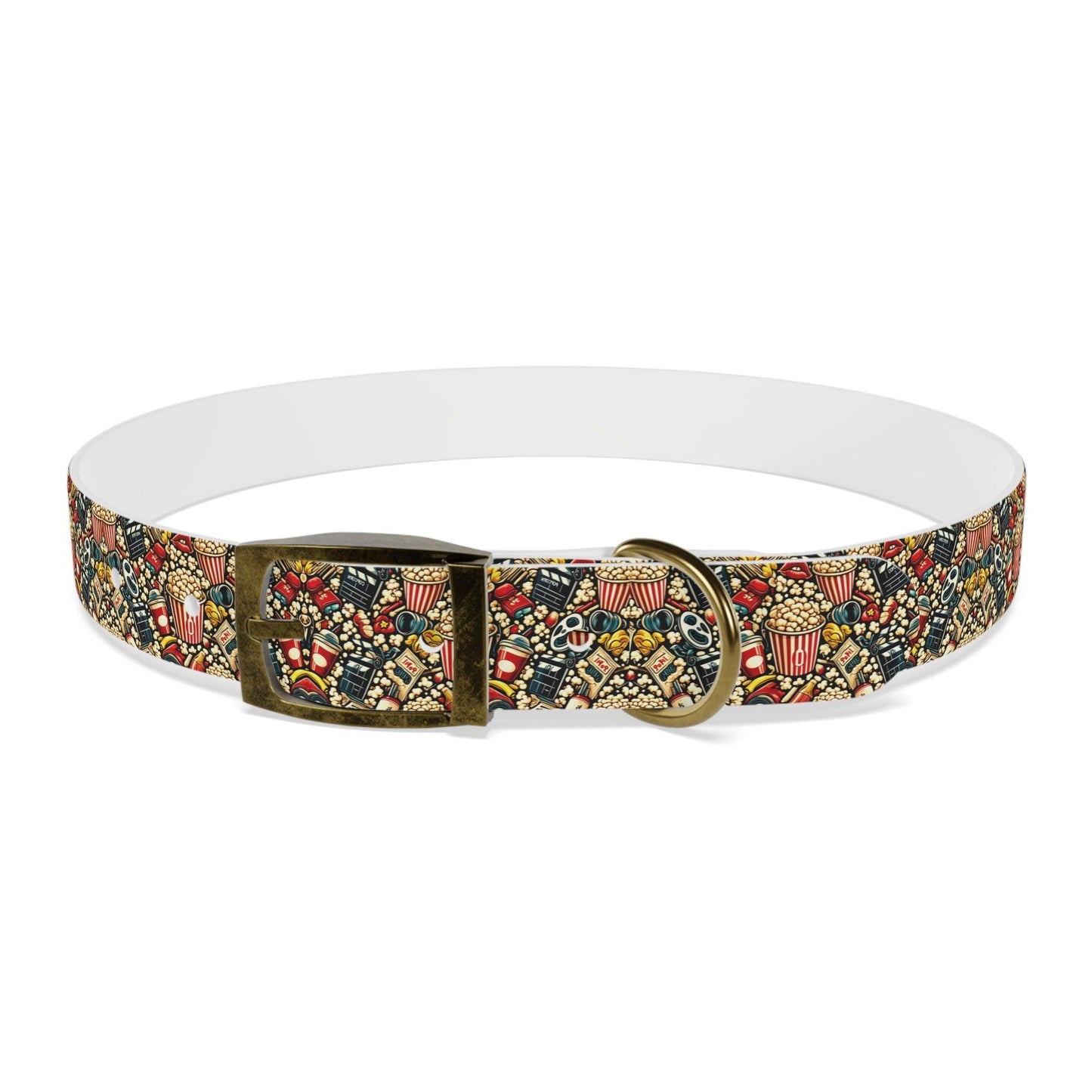 Popcorn and Showtime Dog Collar