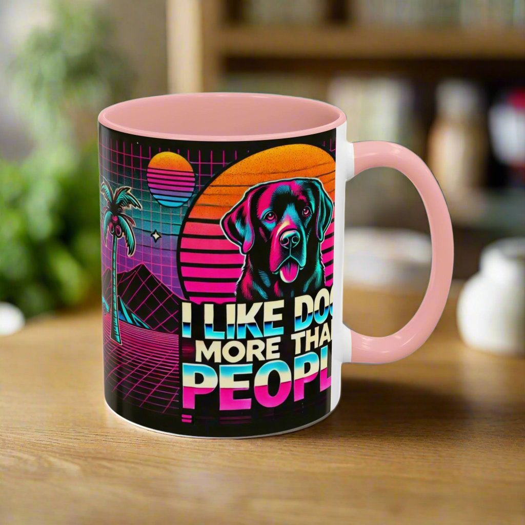 I LIKE DOGS Accent Coffee Mug πβ