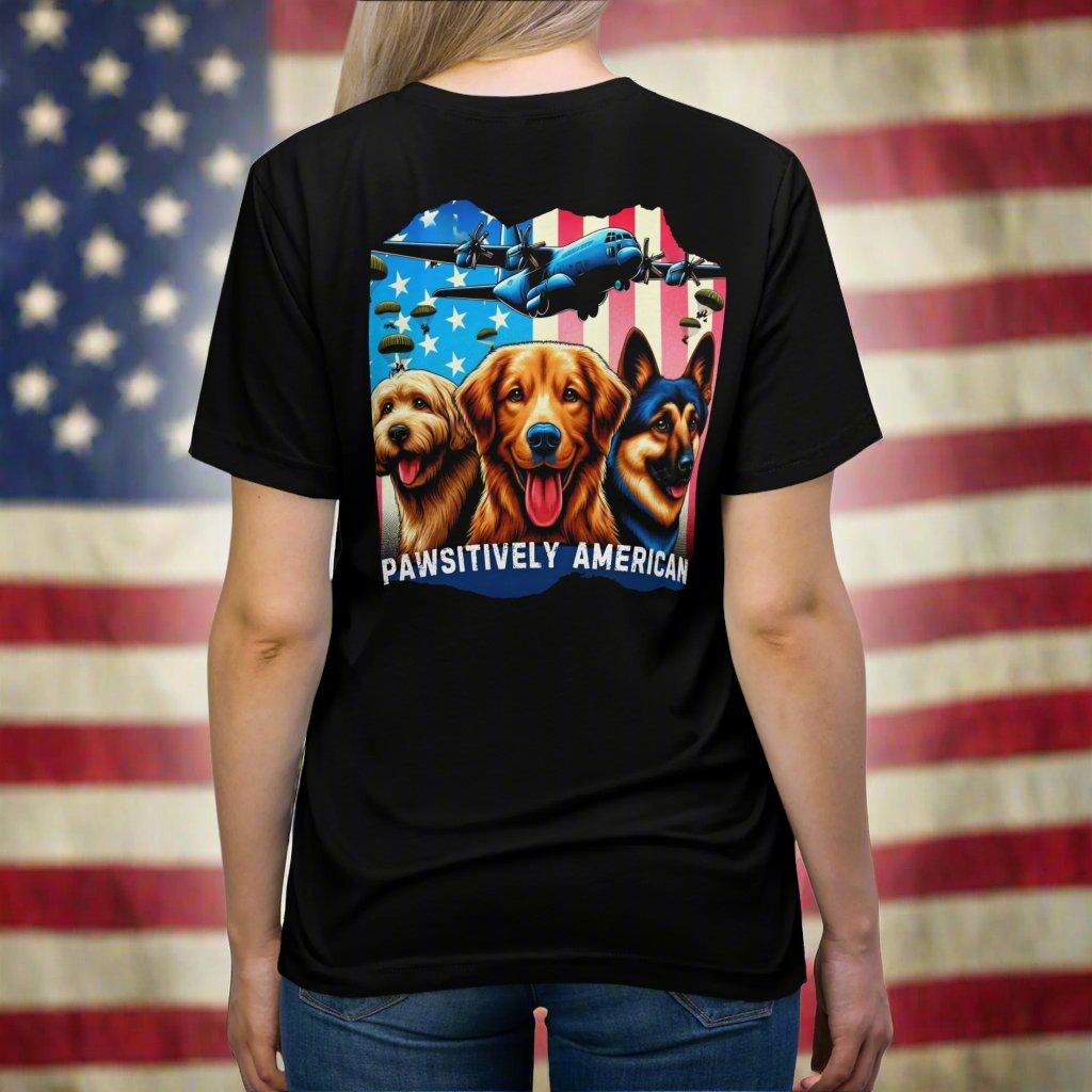 Pawsitively American Unisex Shirt 🇺🇸🐾