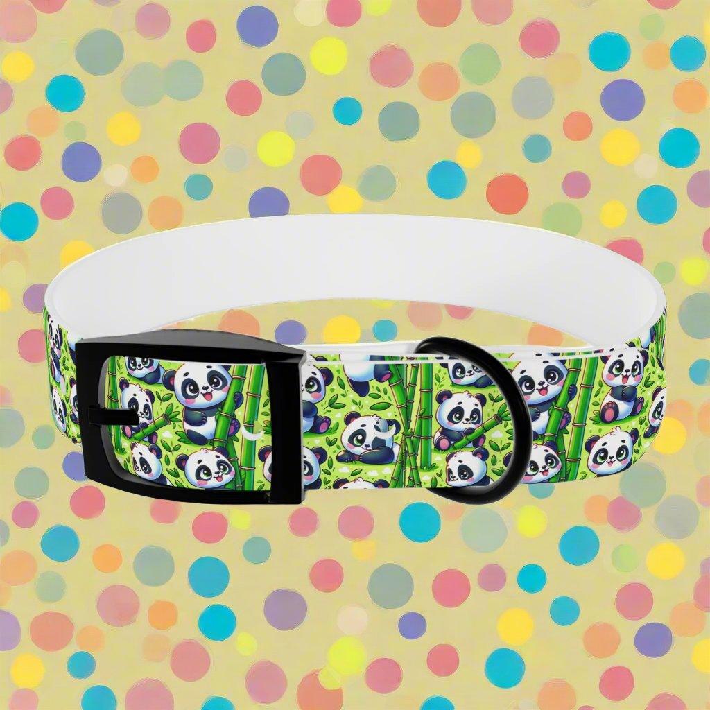 : ๐ผ Playful Panda Paws Dog Collar โ USA Made ๐พ