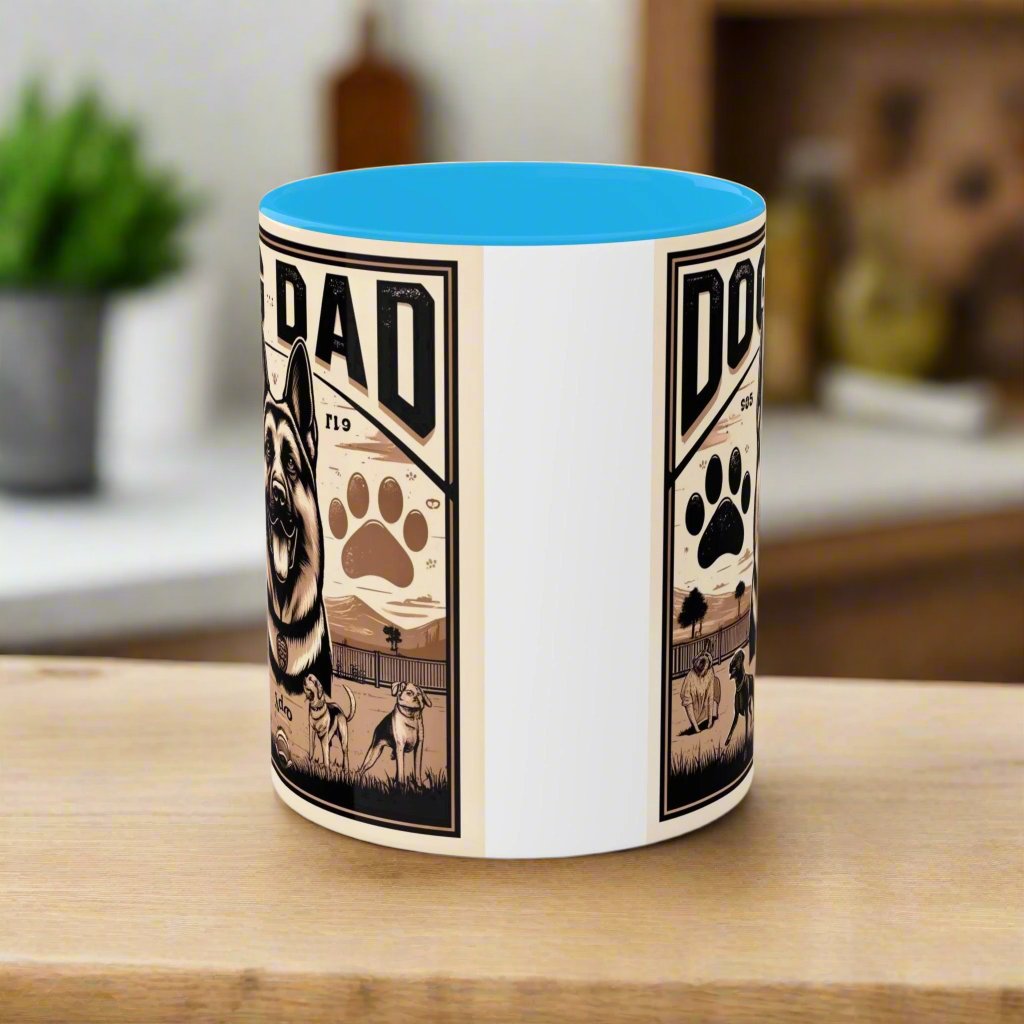 Dog Dad Colorful Mug πΎβ (11oz)