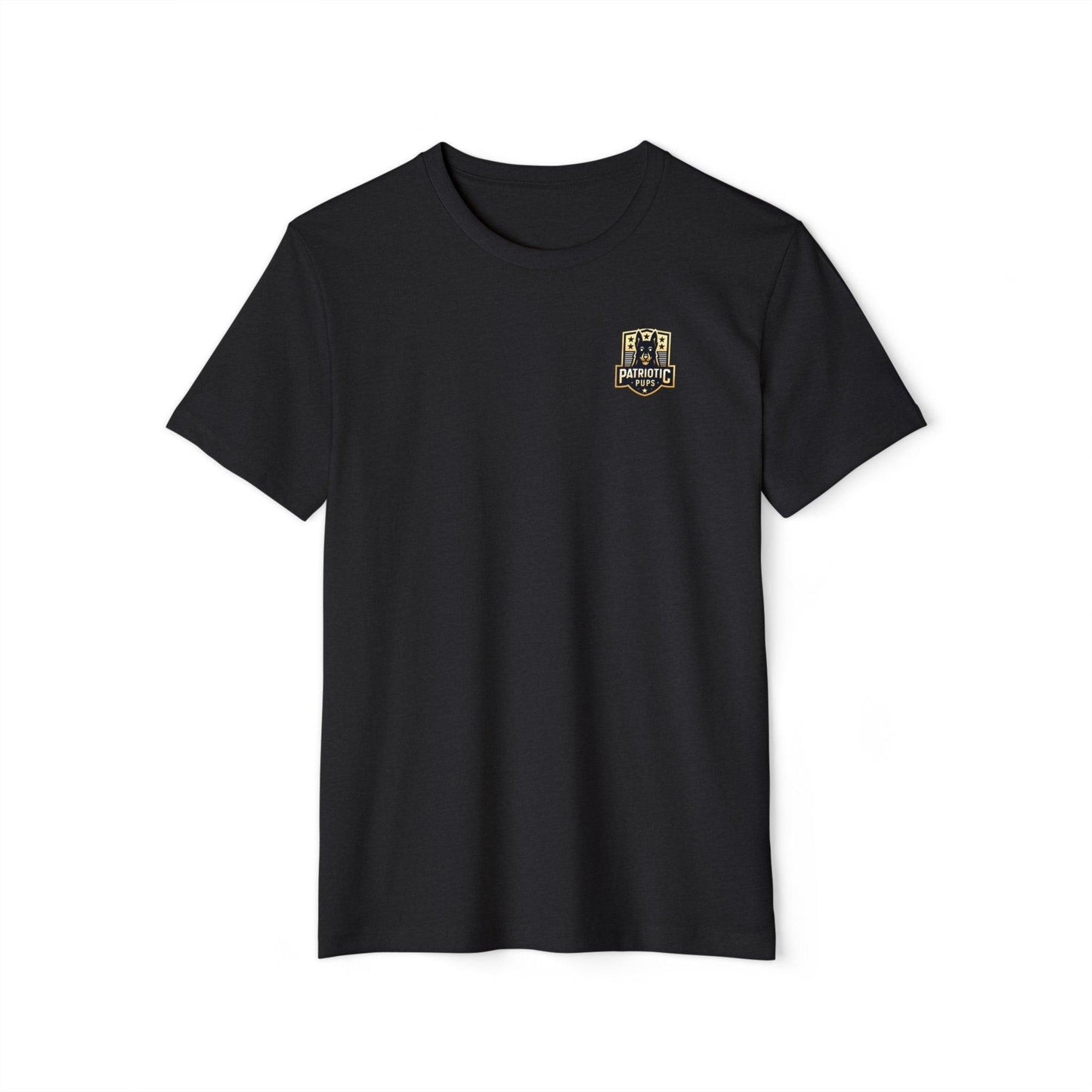 Patriotic Pups Slogan Recycled Organic T-Shirt πΊπΈπ±