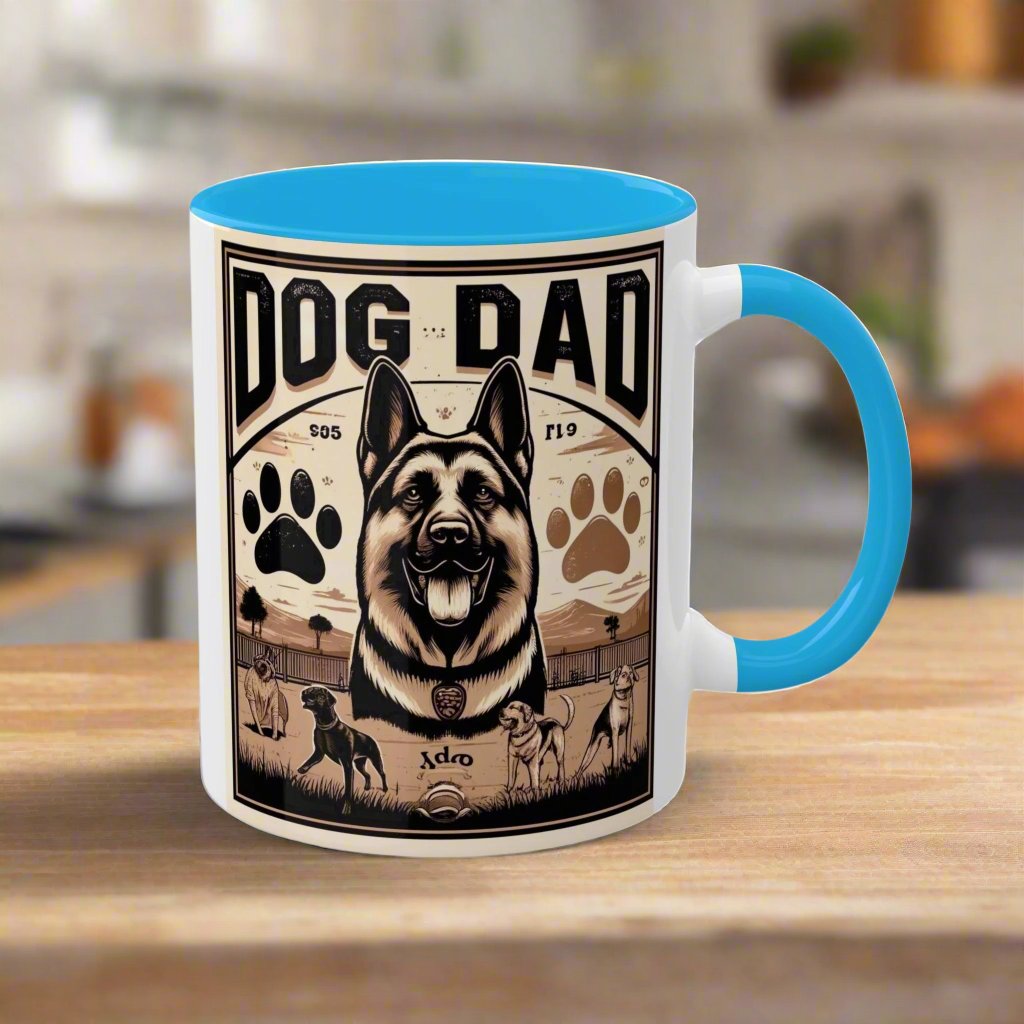 Dog Dad Colorful Mug πΎβ (11oz)
