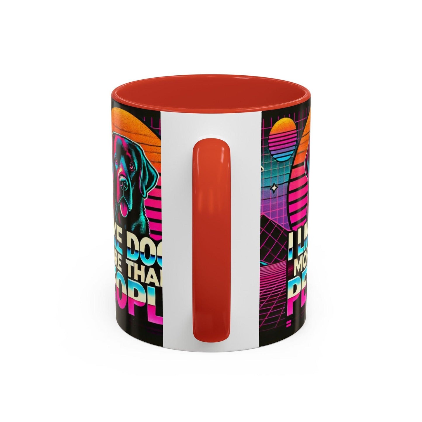 I LIKE DOGS Accent Coffee Mug πβ