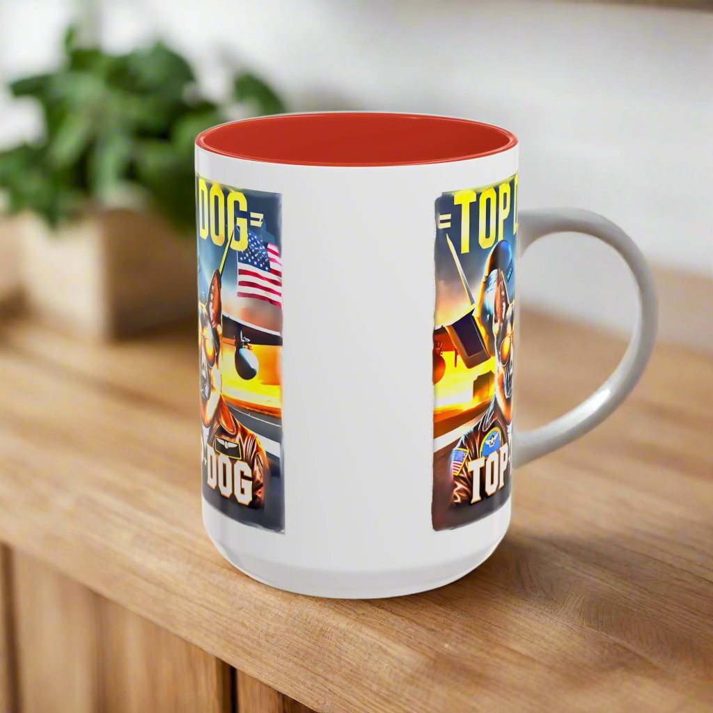 Top Dog "2" Accent Coffee Mug πΎβ