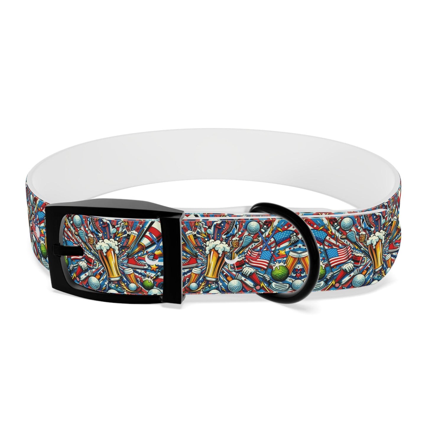 Puckin' & Puttin' USA Dog Collar πΎπΊπΈ