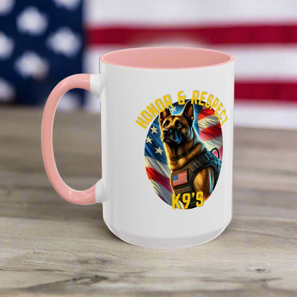 Respect & Honor K9 Coffee Mug πΊπΈπβπ¦Ίβπ«‘ (11oz, 15oz)