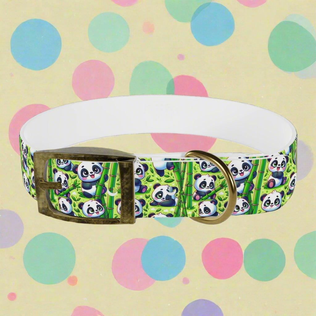 : ๐ผ Playful Panda Paws Dog Collar โ USA Made ๐พ