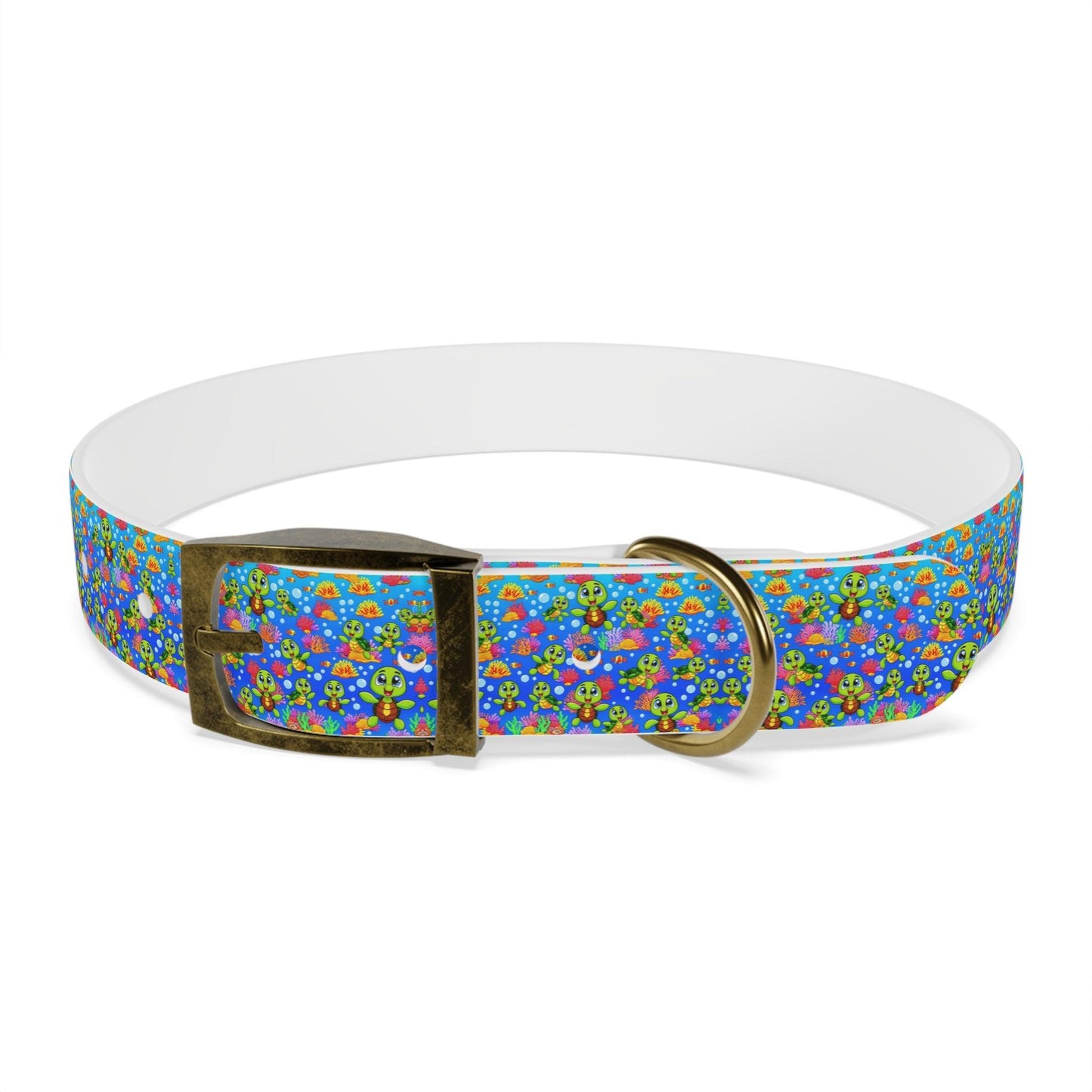 Turtle Duuuude Dog Collar