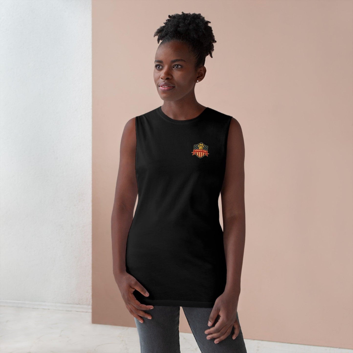 Patriotic Tactical Pups Tank Top πΊπΈπΎ