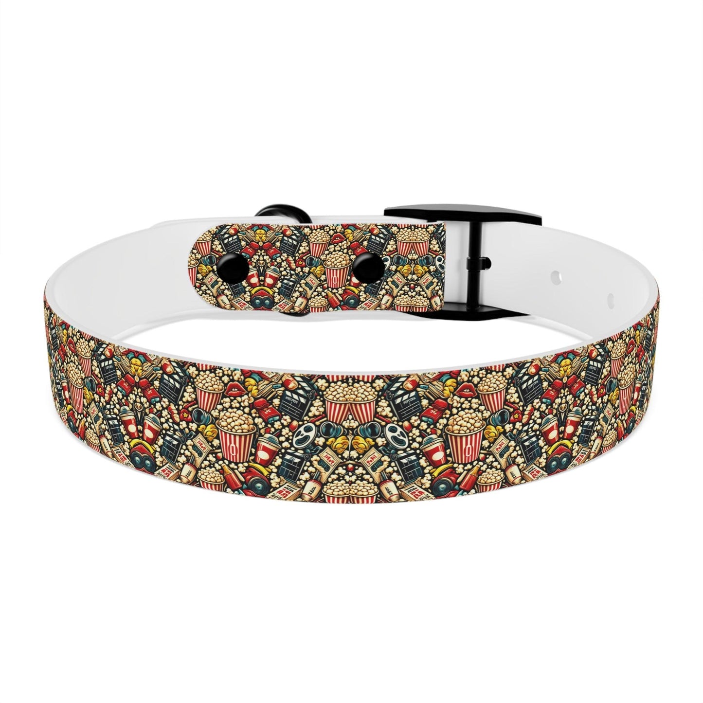 Popcorn and Showtime Dog Collar