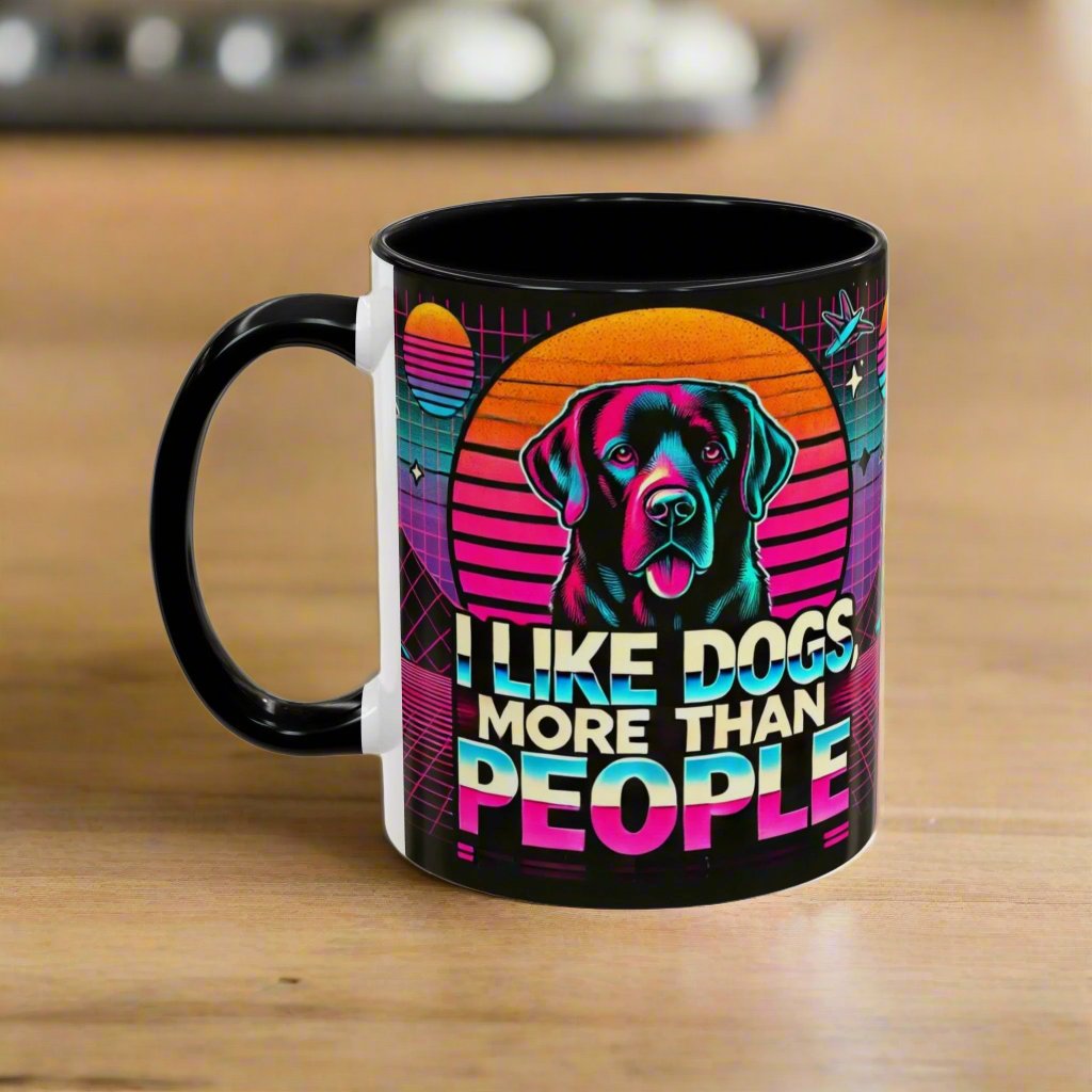 I LIKE DOGS Accent Coffee Mug πβ