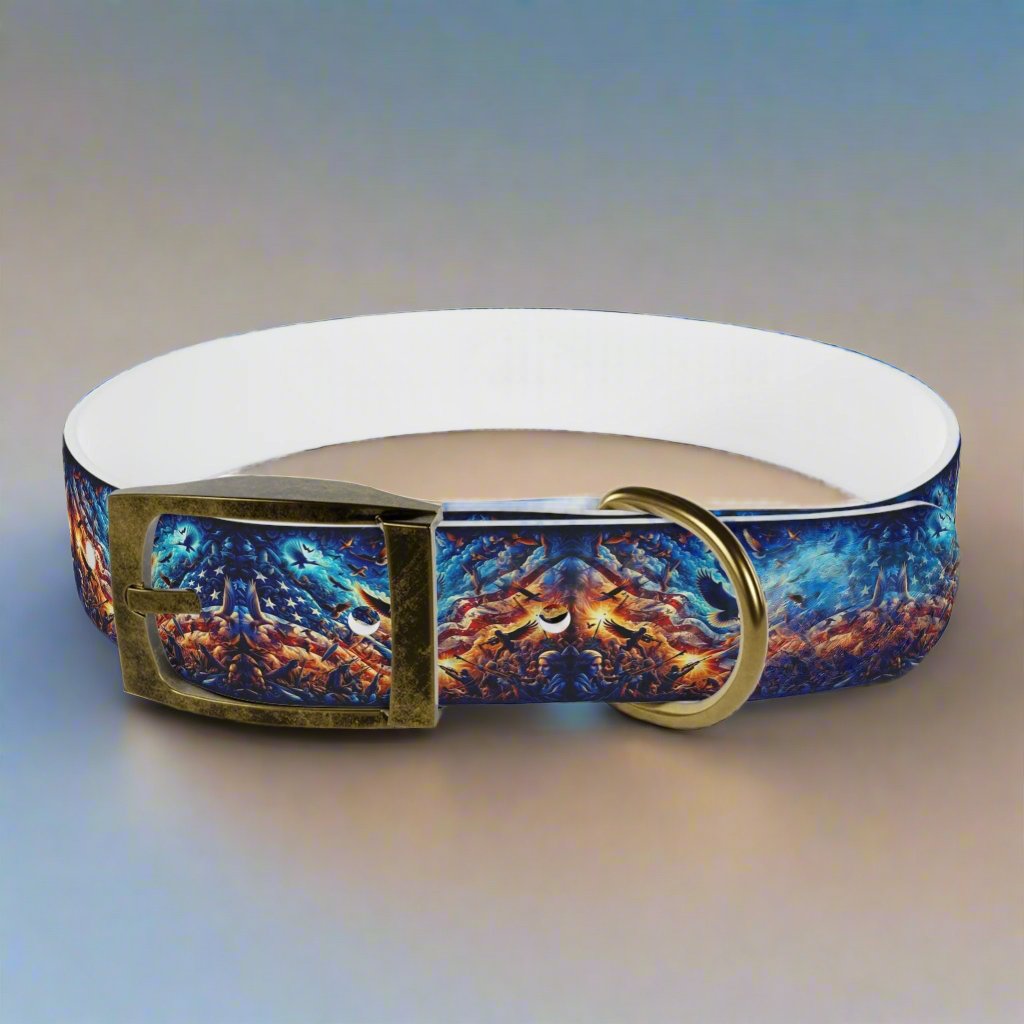 Eagle Majesty: Patriotic Dog Collar