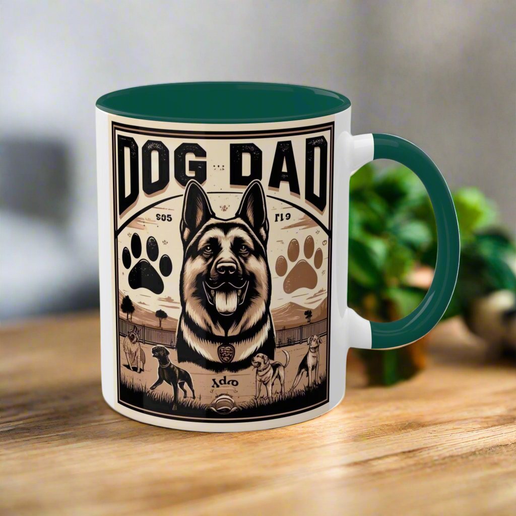 Dog Dad Colorful Mug πΎβ (11oz)