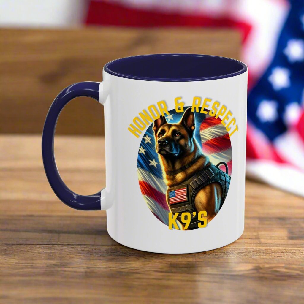 Respect & Honor K9 Coffee Mug πΊπΈπβπ¦Ίβπ«‘ (11oz, 15oz)