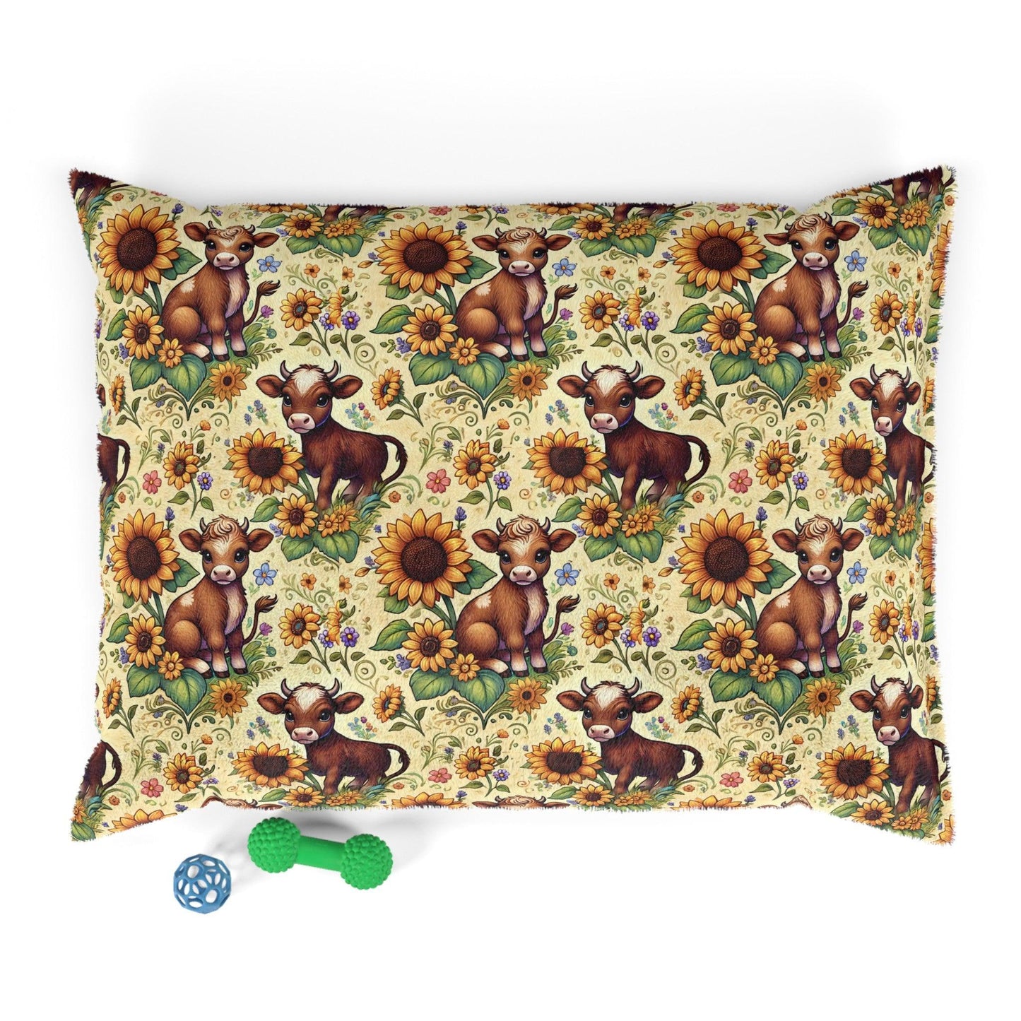 Fluffy Cow Sunflower Meadows Pet Bed