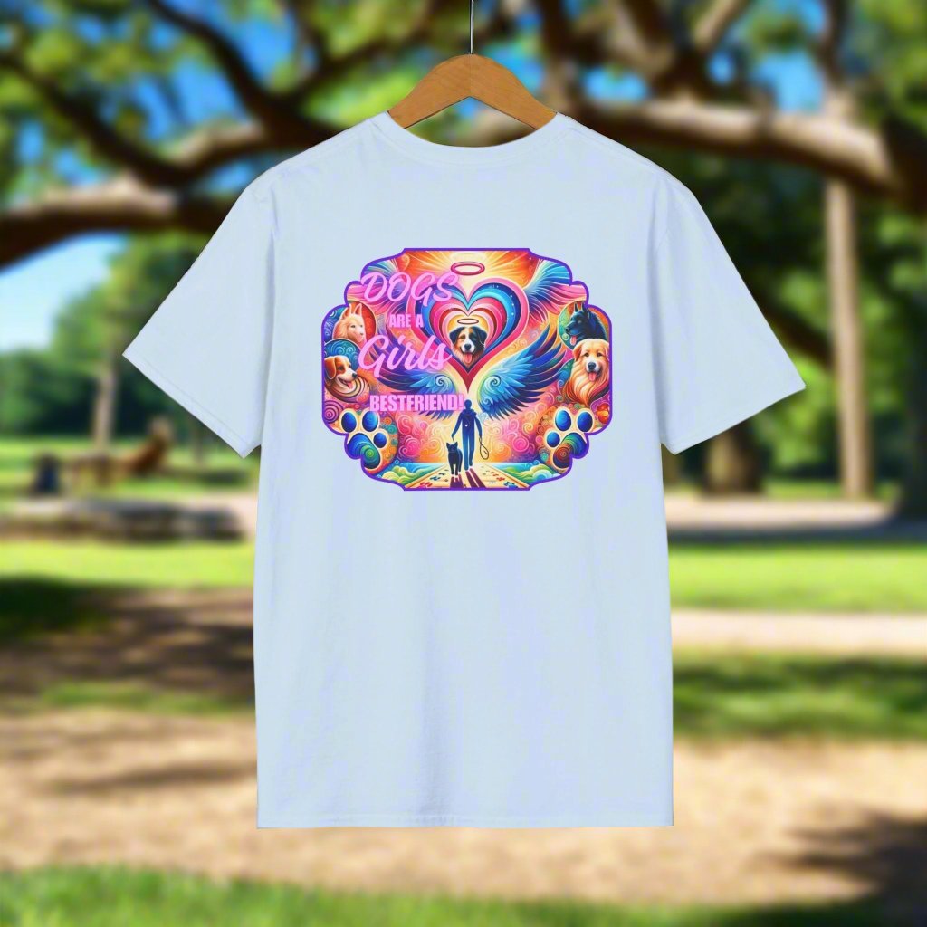 Dogs Are a Girl's Best Friend Unisex Soft-Style T-Shirt πΎπ