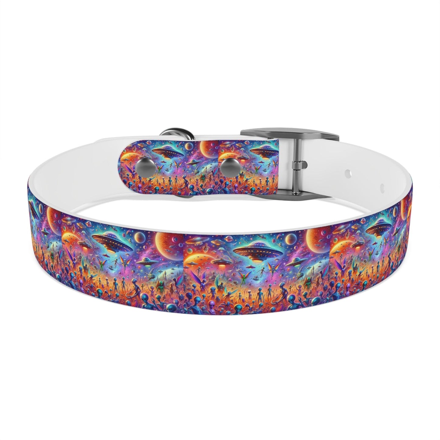 Galactic Glamour: Futuristic Dog Collar