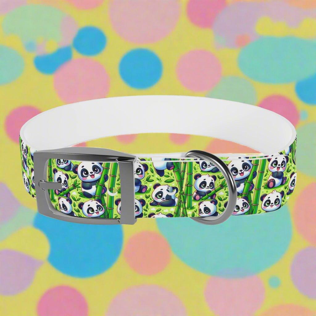 : ๐ผ Playful Panda Paws Dog Collar โ USA Made ๐พ