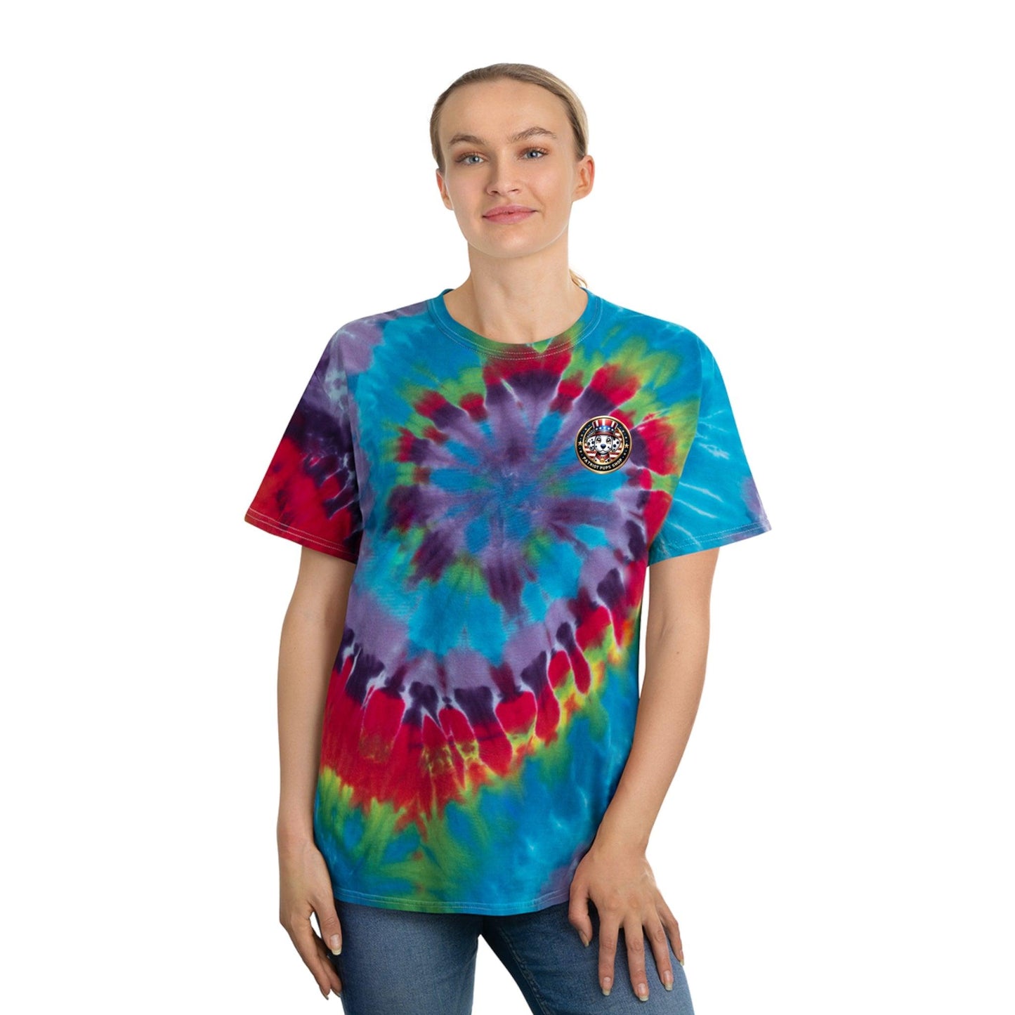 Dogs Are a Girl’s Best Friend Tie-Dye Shirt 🐾🌈