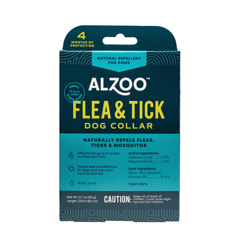 πΏ ALZOO Plant-Oil Repellent Dog Collar β Natural Flea & Tick Protection for Medium Dogs πΎ