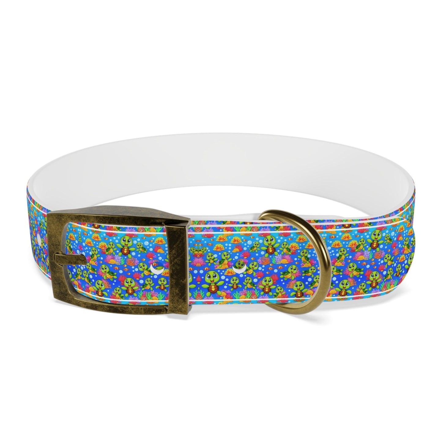 Turtle Duuuude Dog Collar
