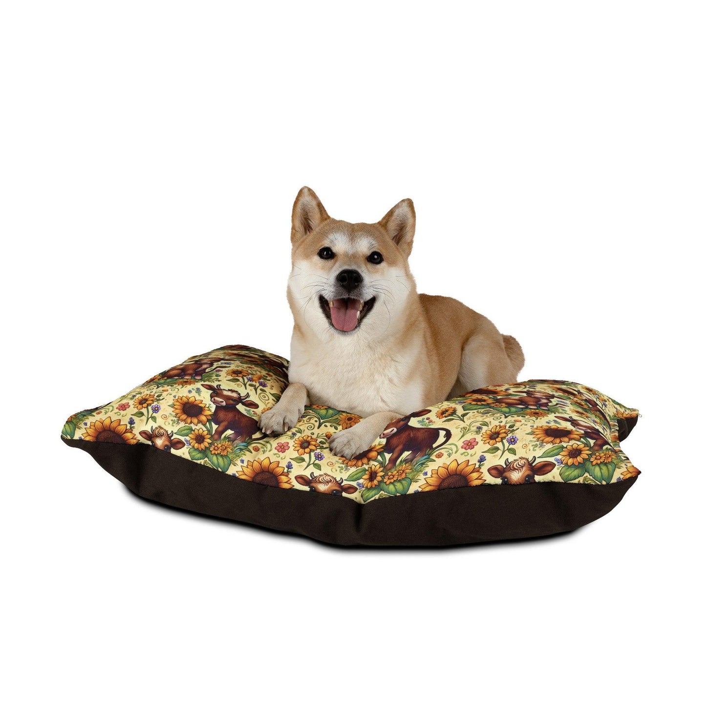 Fluffy Cow Sunflower Meadows Pet Bed