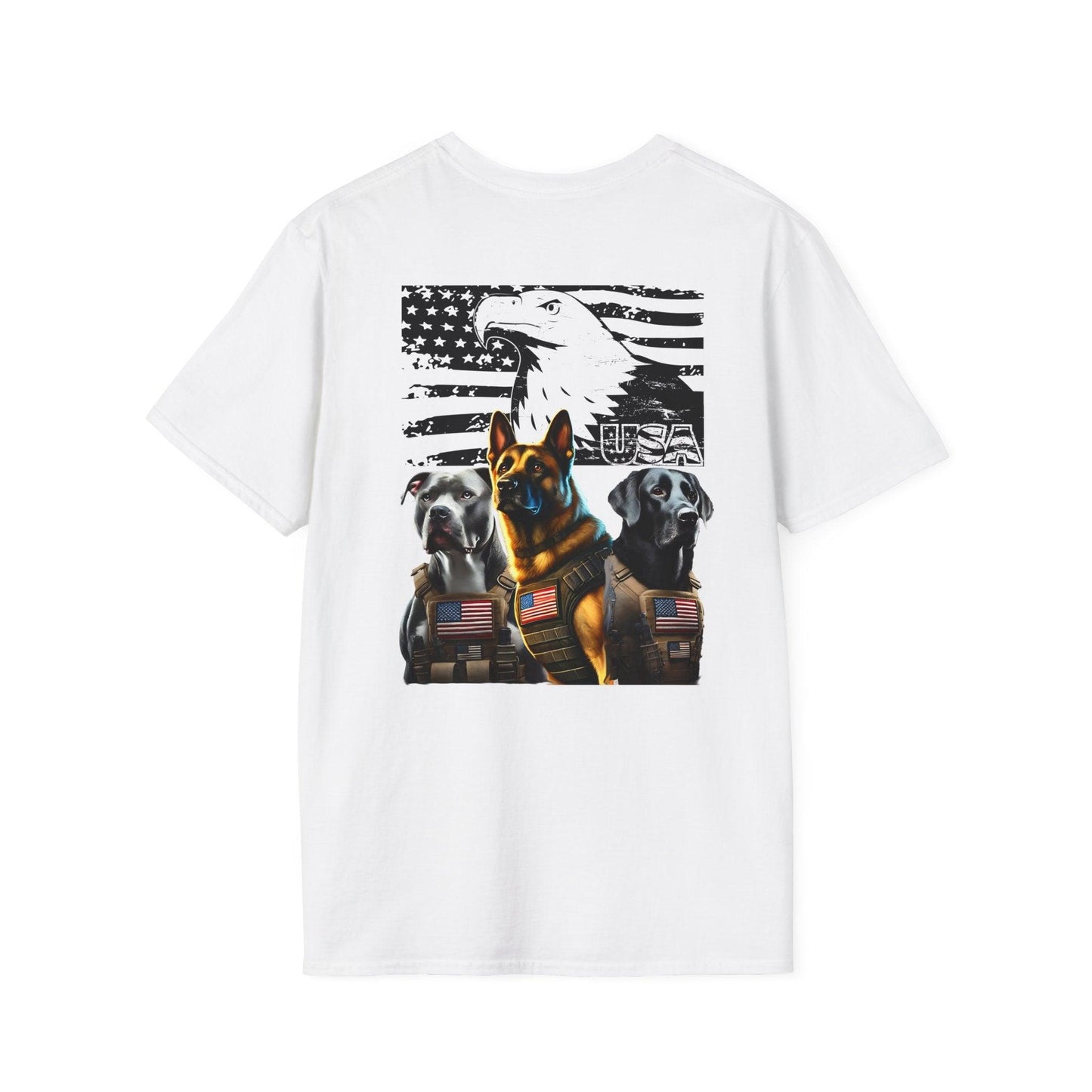 Trips Doggo' & Uno Eagle Softstyle T-Shirt