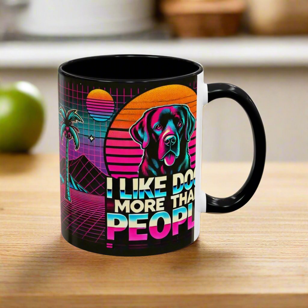 I LIKE DOGS Accent Coffee Mug πβ