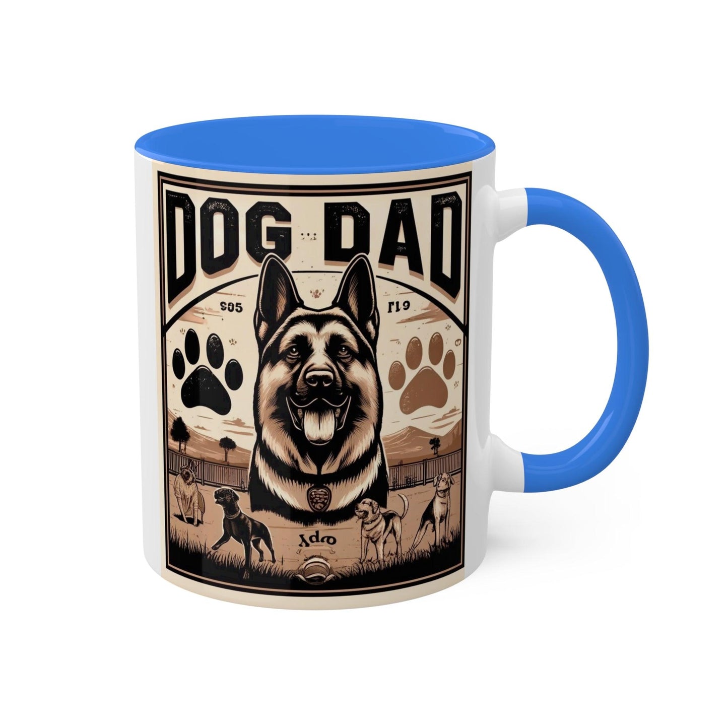 Dog Dad Colorful Mug πΎβ (11oz)