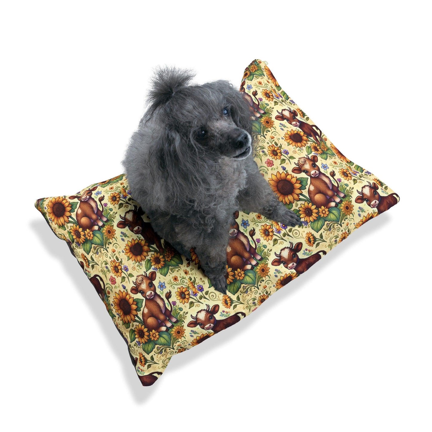 Fluffy Cow Sunflower Meadows Pet Bed