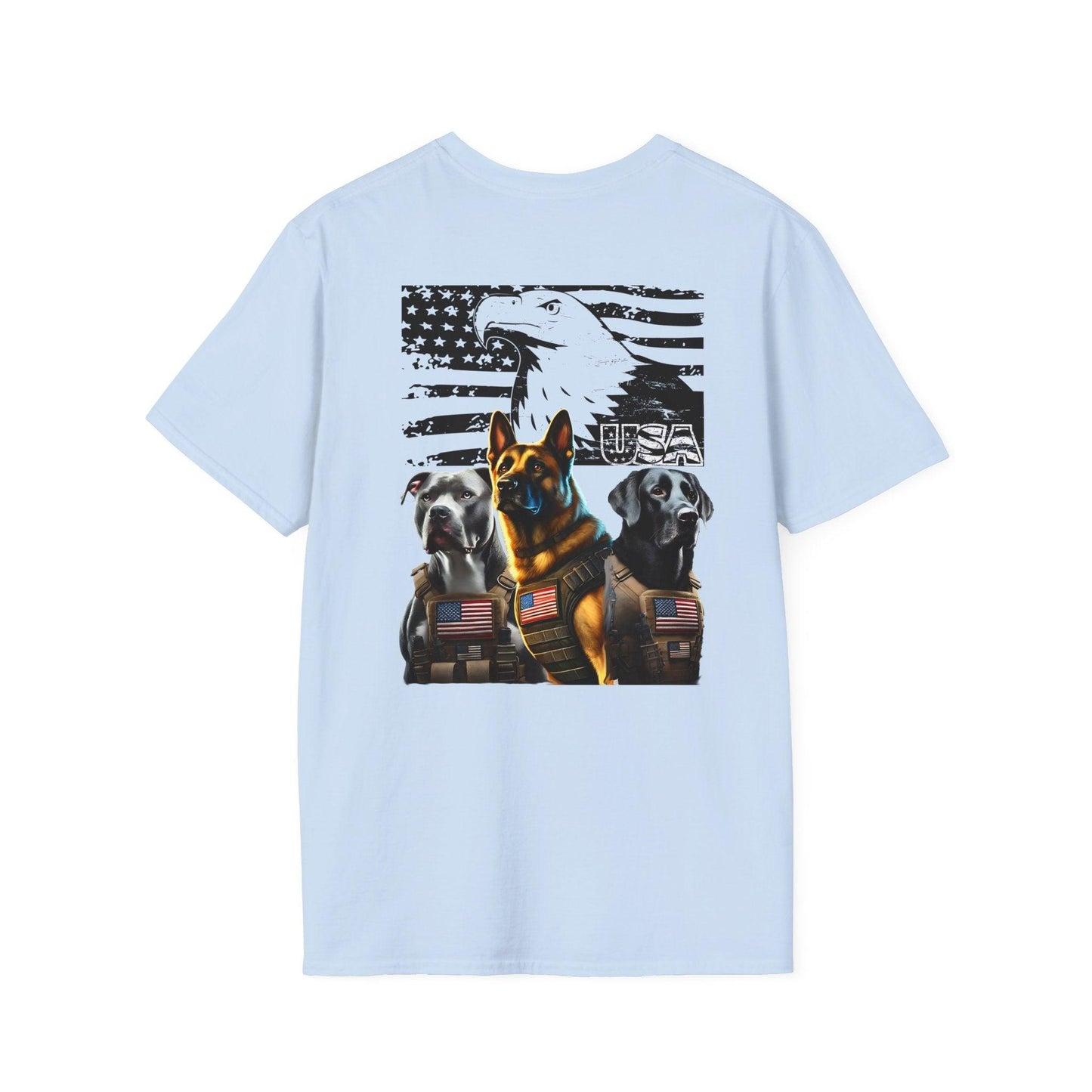 Trips Doggo' & Uno Eagle Softstyle T-Shirt