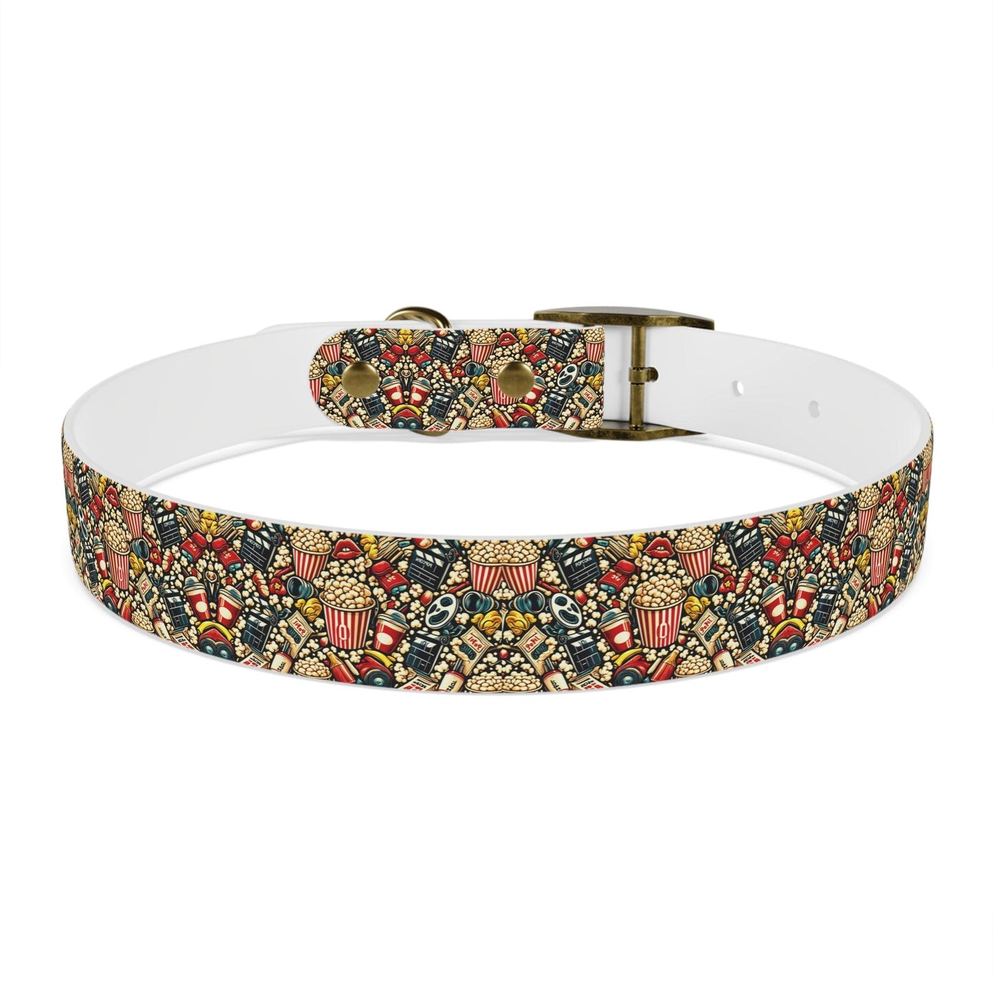Popcorn and Showtime Dog Collar