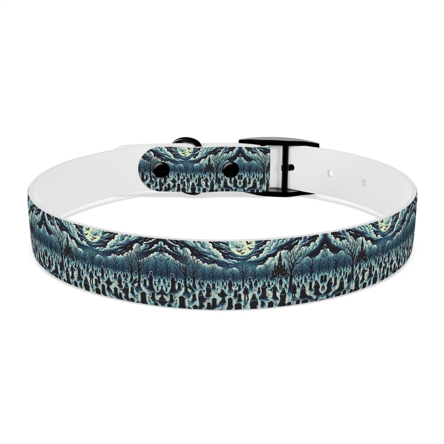 Graveyard Glow Dog Collar