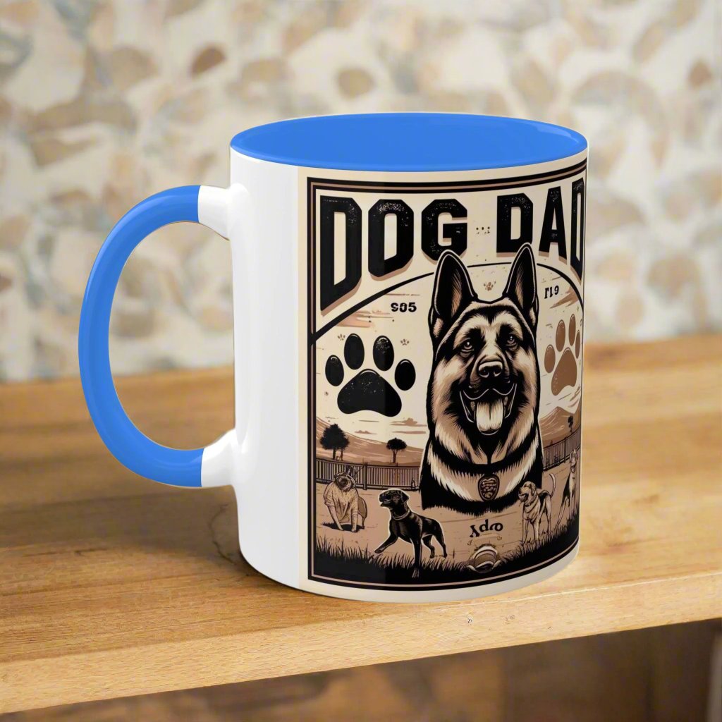 Dog Dad Colorful Mug πΎβ (11oz)