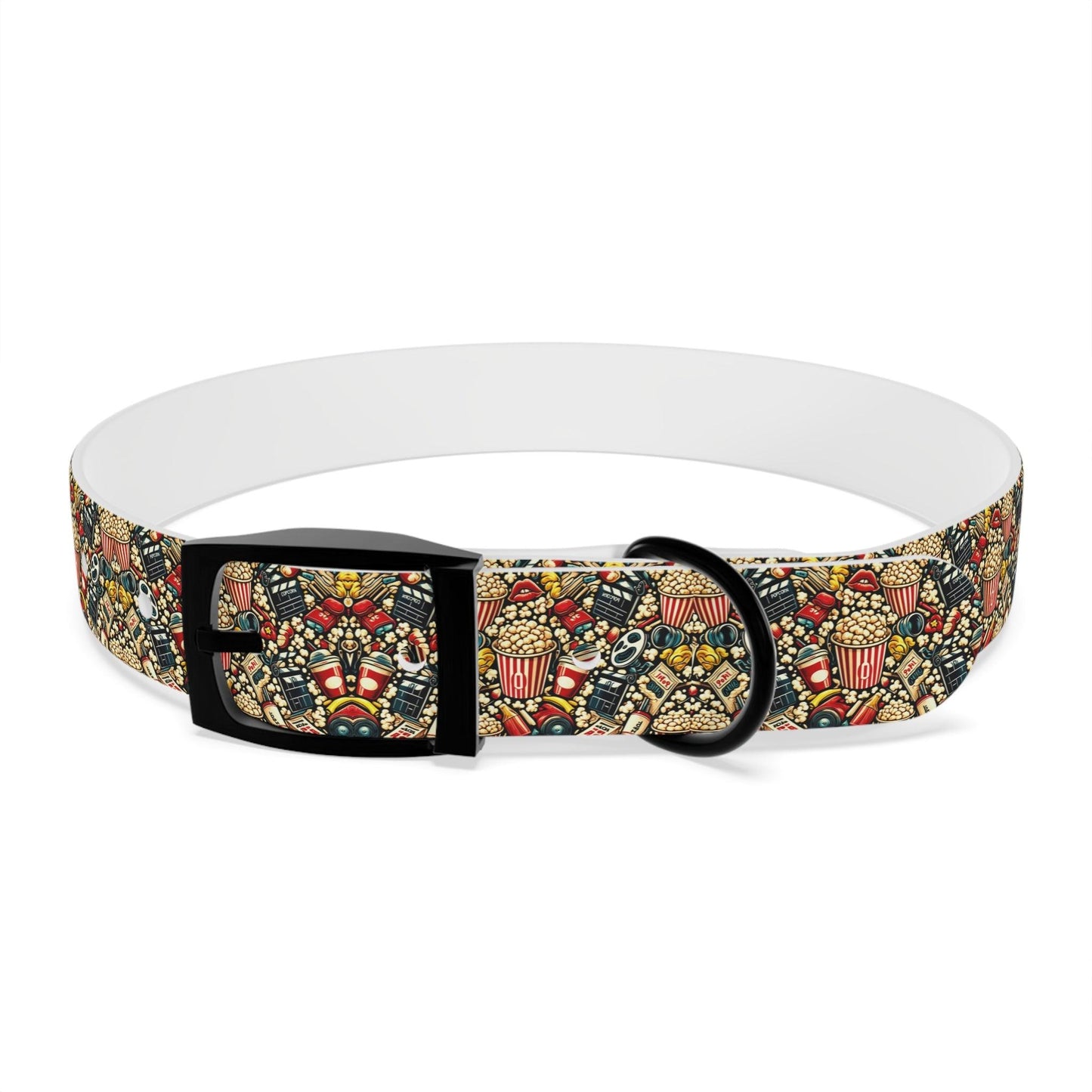Popcorn and Showtime Dog Collar