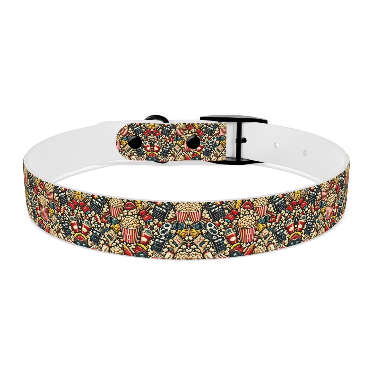 Popcorn and Showtime Dog Collar